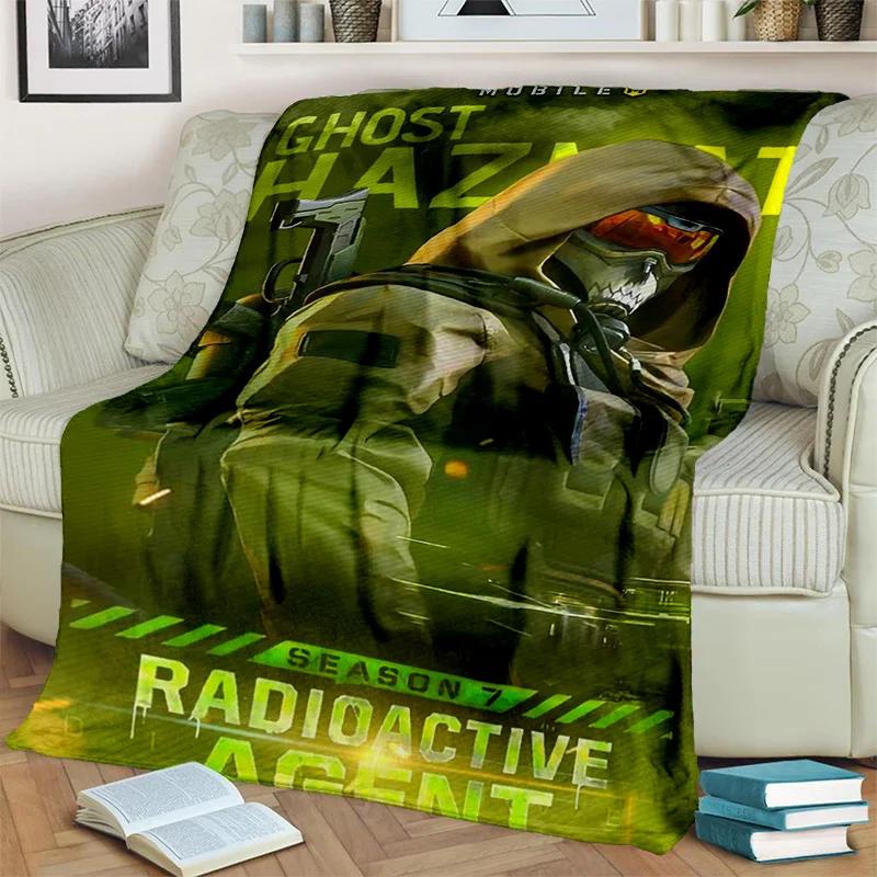 COD Game, 3D Call of Duty ,Gamer HD Blanket,Soft Throw Blanket for Home Bedroom Bed Sofa Picnic Travel Office Cover Blanket Kids