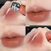 HERORANGE Mirror Bloom Heart Refreshing Color Lip Glaze - Moisturizing, Non-Sticky, Long-Lasting for Younger-Looking Lips