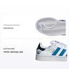 James Jarvis X Campus 00s J Abstract Trefoil Kids Sneakers White Cloud-White Bright-Blue ID9860