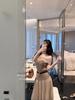 Director Du's Simple & Charming Summer Knitted One-Shoulder Slim-Fit Korean Style Women's Top
