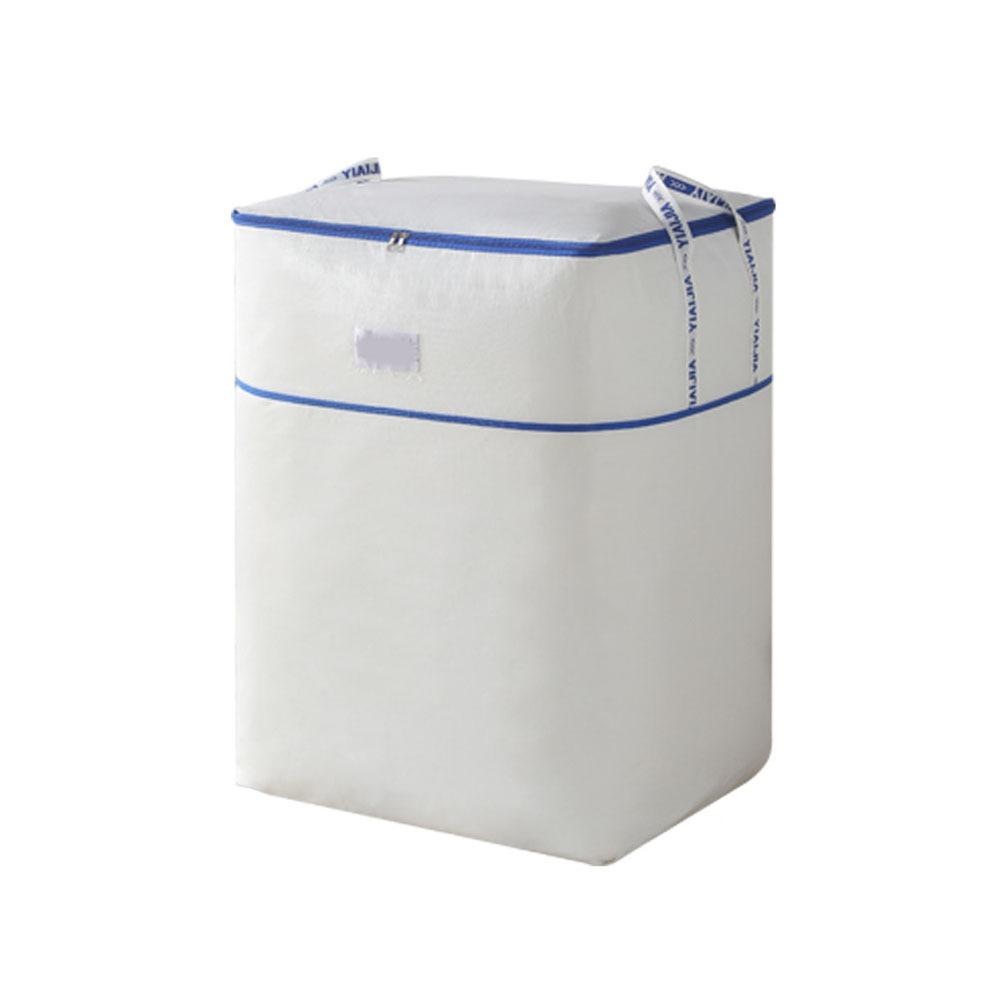 

Сумка для хранения одеял и одежды большой вместимости, пылезащитная, упаковочная сумка для багажа, сумка для переезда, для студентов L белый