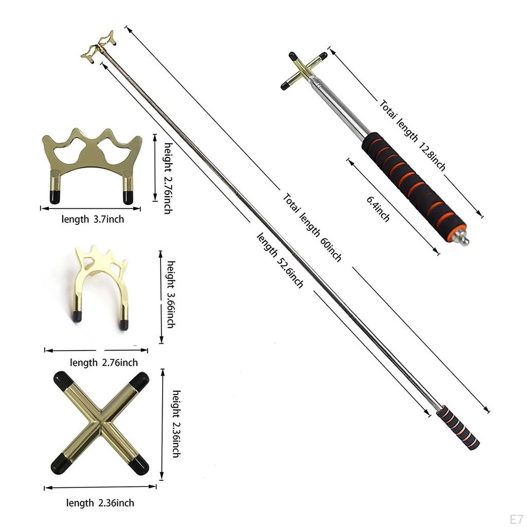 Extendable Billiards Cue Head Length Extends for Pool Table Training