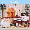 Festive Christmas Decorative Gingerbread Man Cookie Tin Box For Holiday Cheer