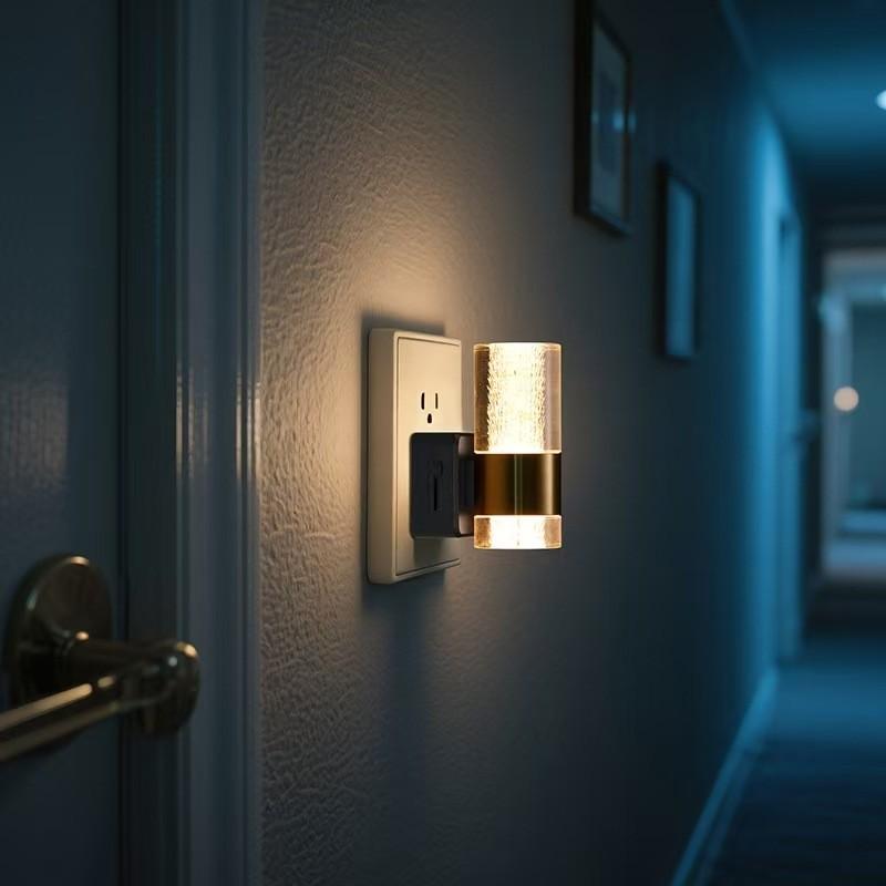 Veilleuse LED Minimaliste Moderne Avec Capteur de Mouvement Pour Décoration de Chambre et de Couloir