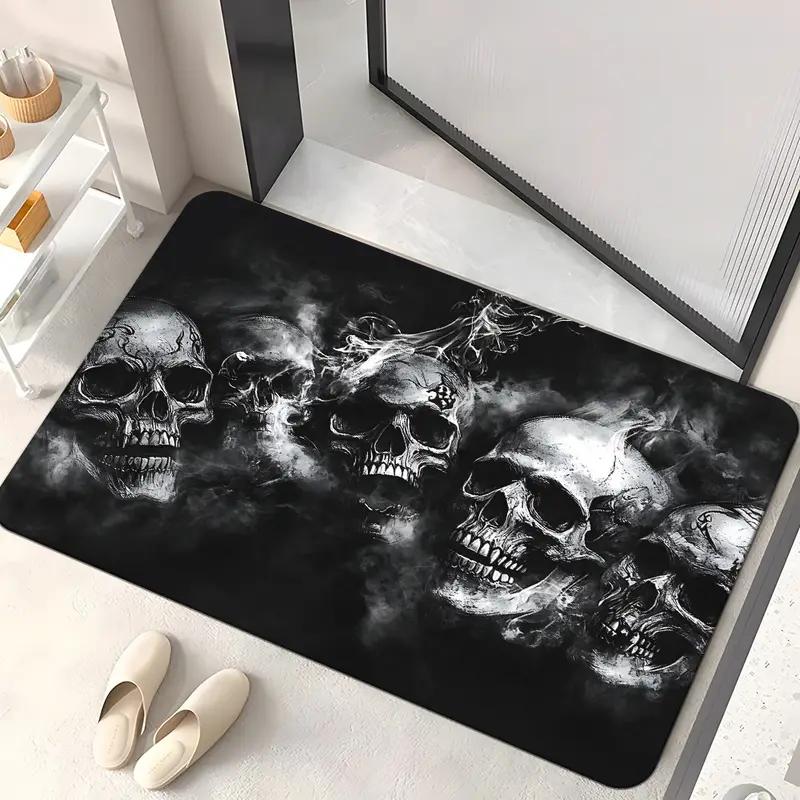 Halloween Welcome Floor Mats Non-Slip Doormat Bedroom Kitchen Bathroom Rugs Washable Carpet For Home Decor