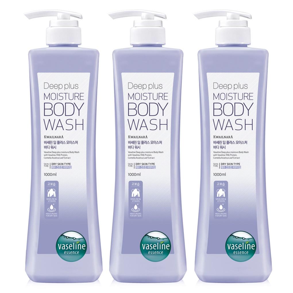 

Vaseline Deep Plus Moisture Body Wash 1000ml x 3