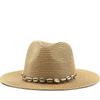 Western Denim Handmade Straw Hat Top Hat Women's Outdoor Beach Hat Sun Protection Hat