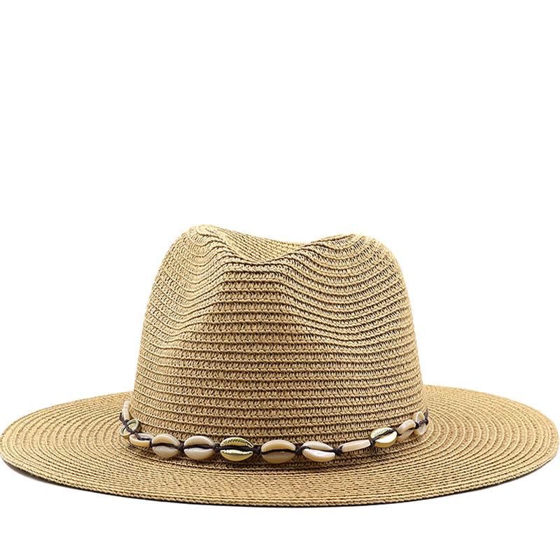 Western Denim Handmade Straw Hat Top Hat Women's Outdoor Beach Hat Sun Protection Hat