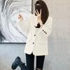 Suit Jacket Women's Spring Temperament Korean Version of The Wild Small Commuter Khaki Suit Jacket Women