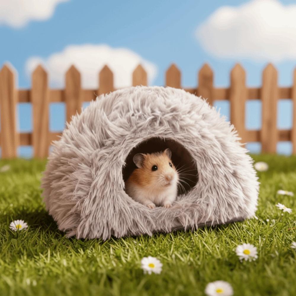 Soft Rabbit Sleeping Nest Comfortable Mouse Bed House Hamster Cave Hamster Cage  Autumn Winter