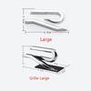 Alloy Car Front Grille Emblem Rear Trunk Sticker for Volkswagen VW New R Rline Badge GTI BORA GOLF PASSAT Polo SCIROCCO T-ROC