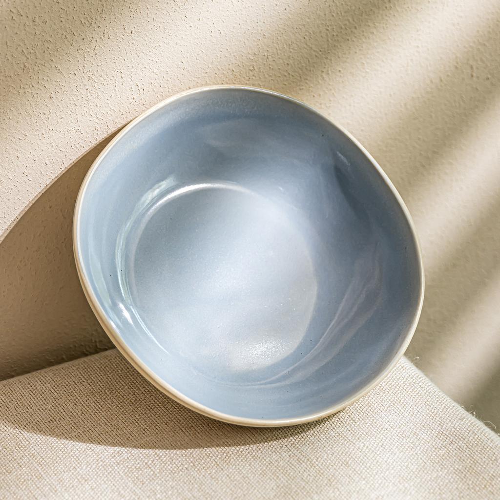 Small Fresh Ceramic Bowl Creative Special-Shaped Salad Bowl Household Dish Bowl Ramen Bowl Tableware Fruit Bowl Breakfast Bowl