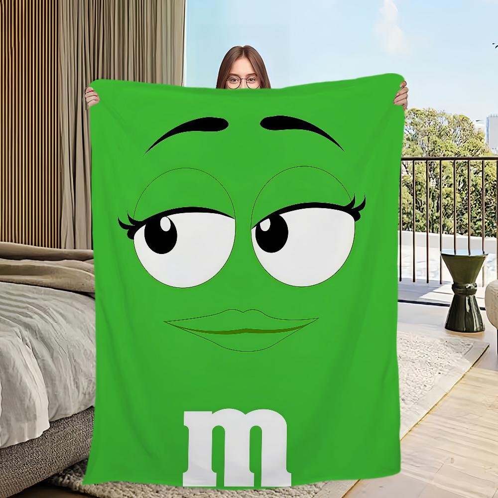 

Funny M-MMS Cool Blanket For Sofa Room Microfiber Bedding Blanket office Travel Gift Home 30x40in