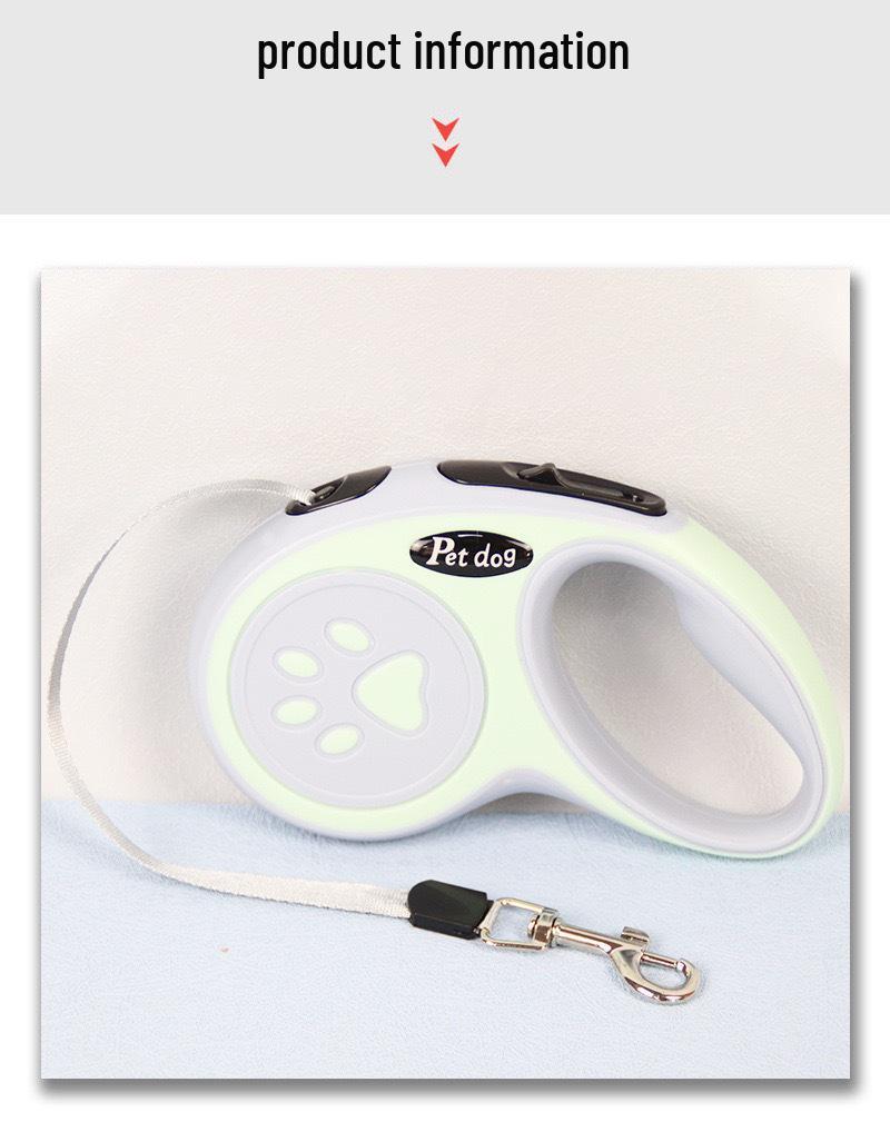 Automatic Retractable Leash for Small & Medium Dogs - Ideal for Corgis & Teddies