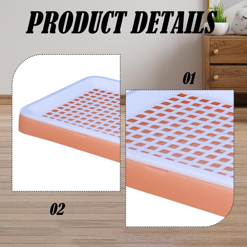 Bunny Training Litter Tray Portable Hamster Toilet Box Guinea Pig Litter Pan for Small Animals Chinchillas Pet Cleaning Supplies