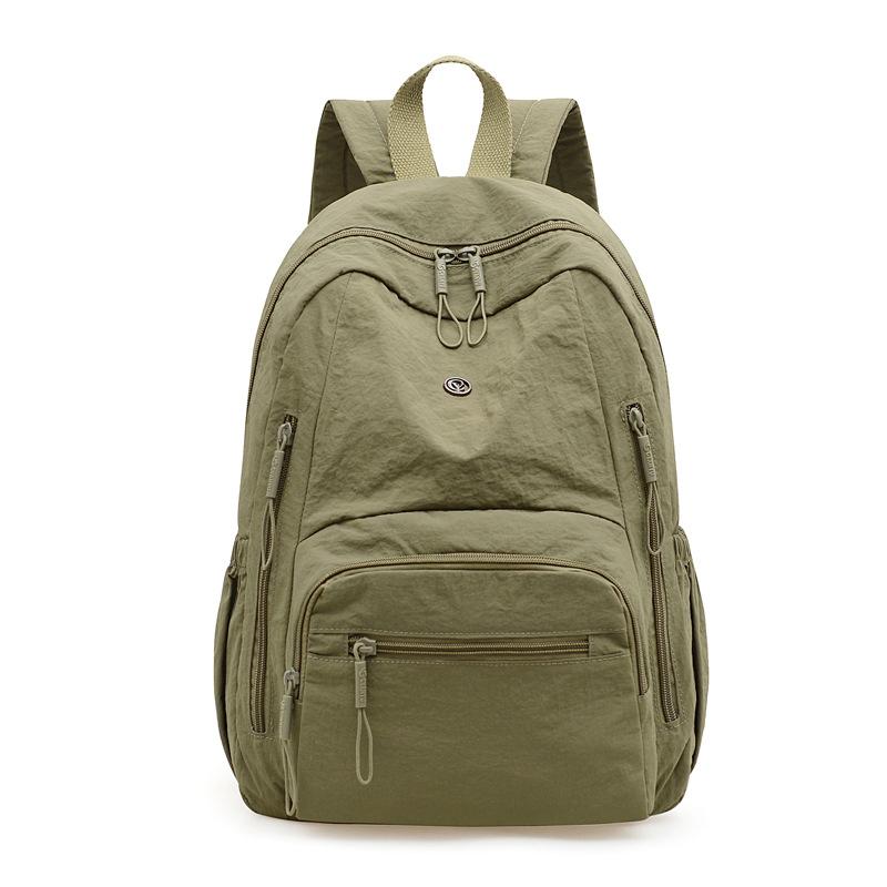 Schoolbag spring simple new casual backpack sports travel backpack large capacity nylon college bag