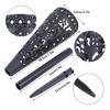 2/4Pcs Cemetery Vase with Spikes Plastic Cemetery Grave Vase Flower Holder