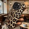 Golden Leopard Print with Glitter Hard Phone Case for Xiaomi Redmi Note 15 14 13 12 11 Pro Plus Shockproof Protective Cover