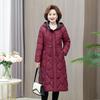 2026 Winter Down Coat Women's Mid Length Slim Fit Large Cotton Coat Loose Coat