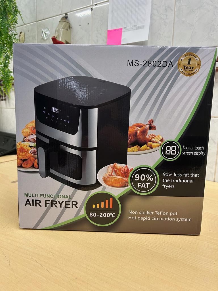 Fat-Free Fryer 5.5L 1500W Large Air Fryer Oven Xl Window 60Min