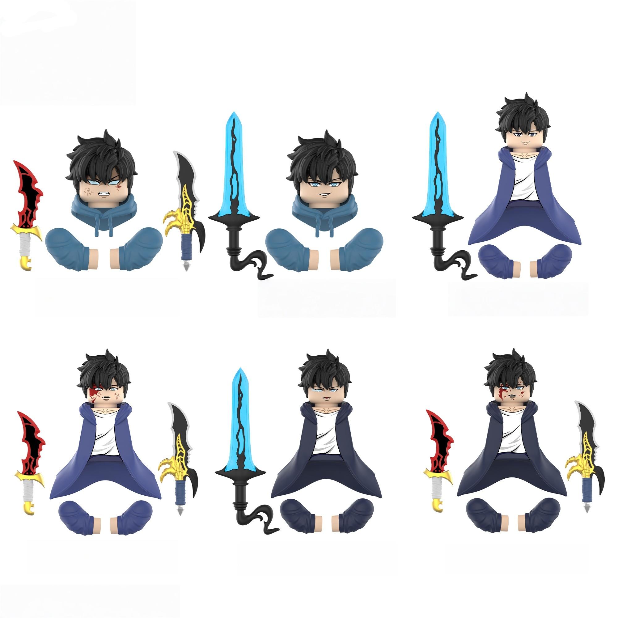 

Hot toys Solo Leveling Чэн Сяоюй фигурки из блоков: 6 стилей, шарнирные руки, уникальное оружие, высокая детализация, аниме-игрушки