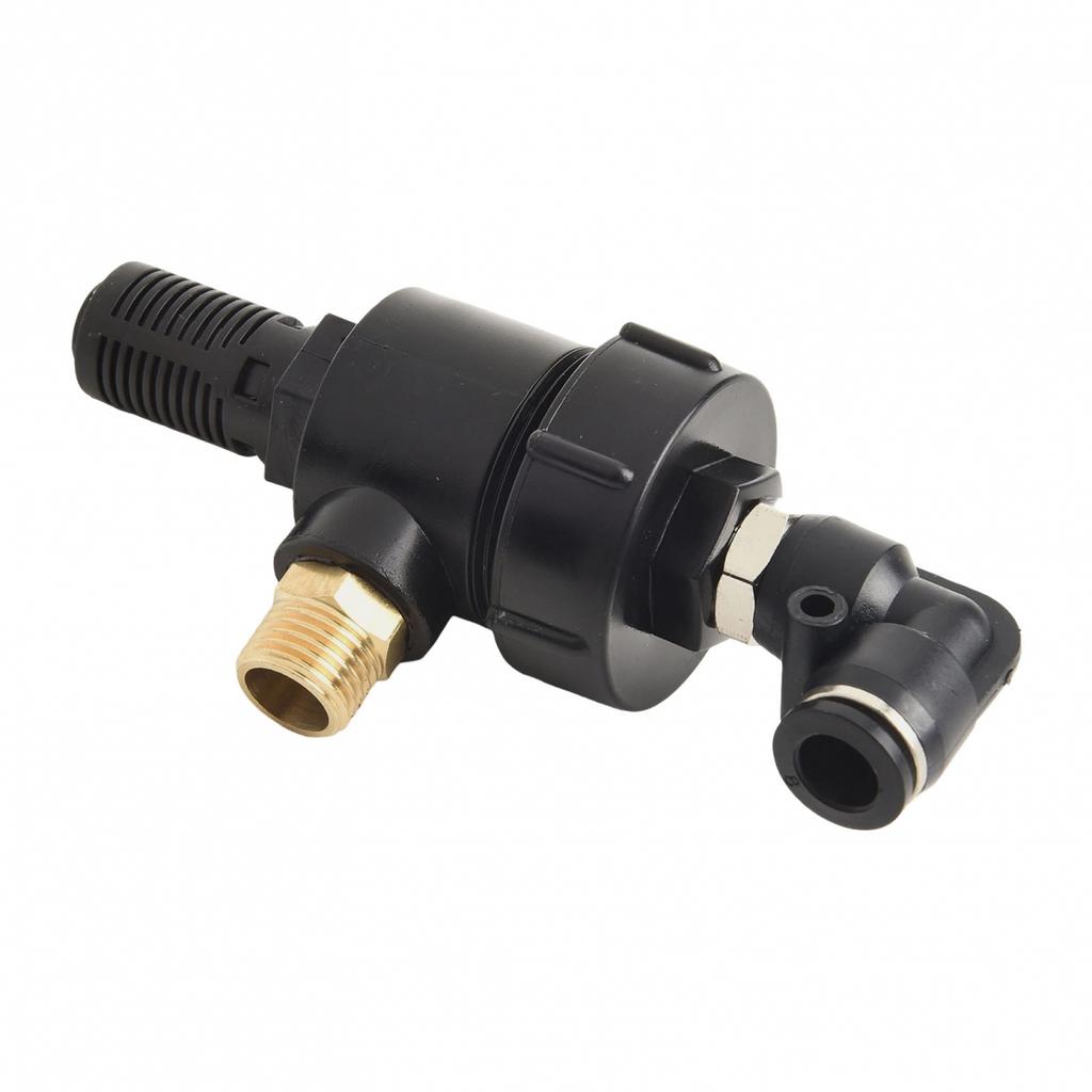 Black Quick Exhaust Valve Cylinder Accessory Exhaust Elbow Valve