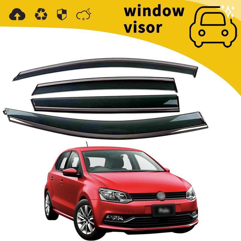 Polo 05-19 Door Rain Deflector for POLO, Polo PLUS, CROSS POLO - Car Modification Decor