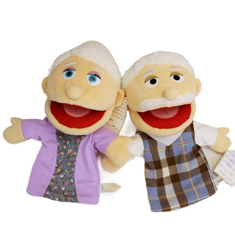 

Mother Pillow Toys Stuffed Toys Hand Puppet Plush Doll Puppet Plush Toy Family Puppet Hand Doll grandfa