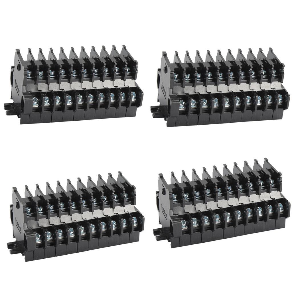 Screw Terminal TBD‑10 Rail Combined Double Layer Terminal Block Copper 10A/600V Terminal Block