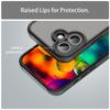 For iPhone 17 Case Drop Proof Airbags Frosted Translucent PC+TPU Phone Back Cover