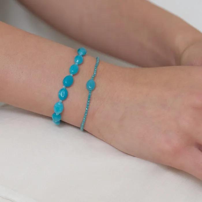 Mint Jade Lace Bracelet (L262MBC040)