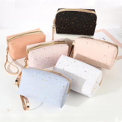 Damen Pailletten Sterne Kosmetiktasche Make-up Tasche Beutel Wasch-Toilettentasche Reise Damen Make-up Tasche Tamponhalter Organizer Taschen
