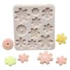 Christmas Snowflake Fondant and Chocolate Molds for Baking and Decoration