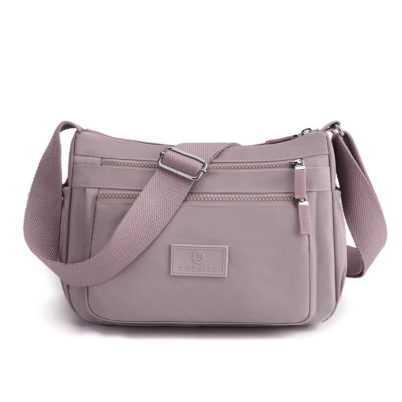 Lightweight Crossbody Bag Multi-Pocket Shoulder Bag Nylon Women's Bag