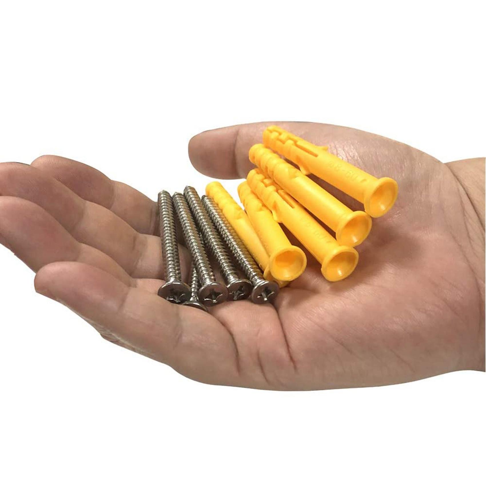 Хороший-2X Прочный Комплект для Подвешивания Гамака Пластины с Отверстиями Потолочный Настенный Крепеж Анкерные Крючки Вешалка Для Гамака Подвесного Кресла