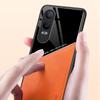 Pro OnePlus Nord CE4 Lite 5G/Oppo K12x 5G (Čína) Pouzdro PC+TPU potažené kůží Zadní kryt na telefon