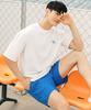 Tyubeuteuli Men'S Tricot Contrast Beach Pants A502 Blue
