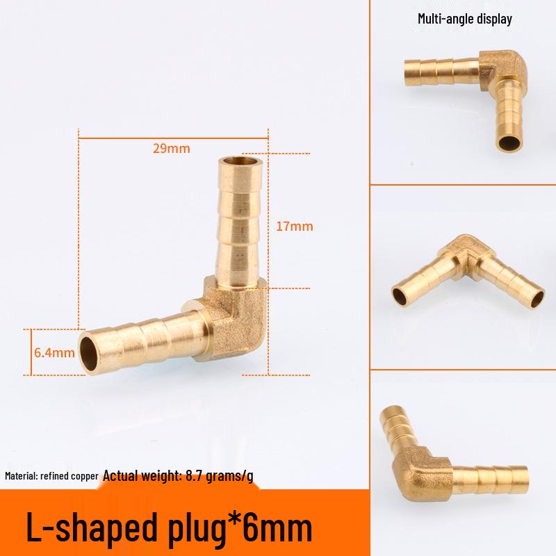 Miedziana Pagoda Trójnik Typu Y Dysza do Rury Gazu Ziemnego, Zielona Głowica, Dostępna w Rozmiarach 6/8/10/12.