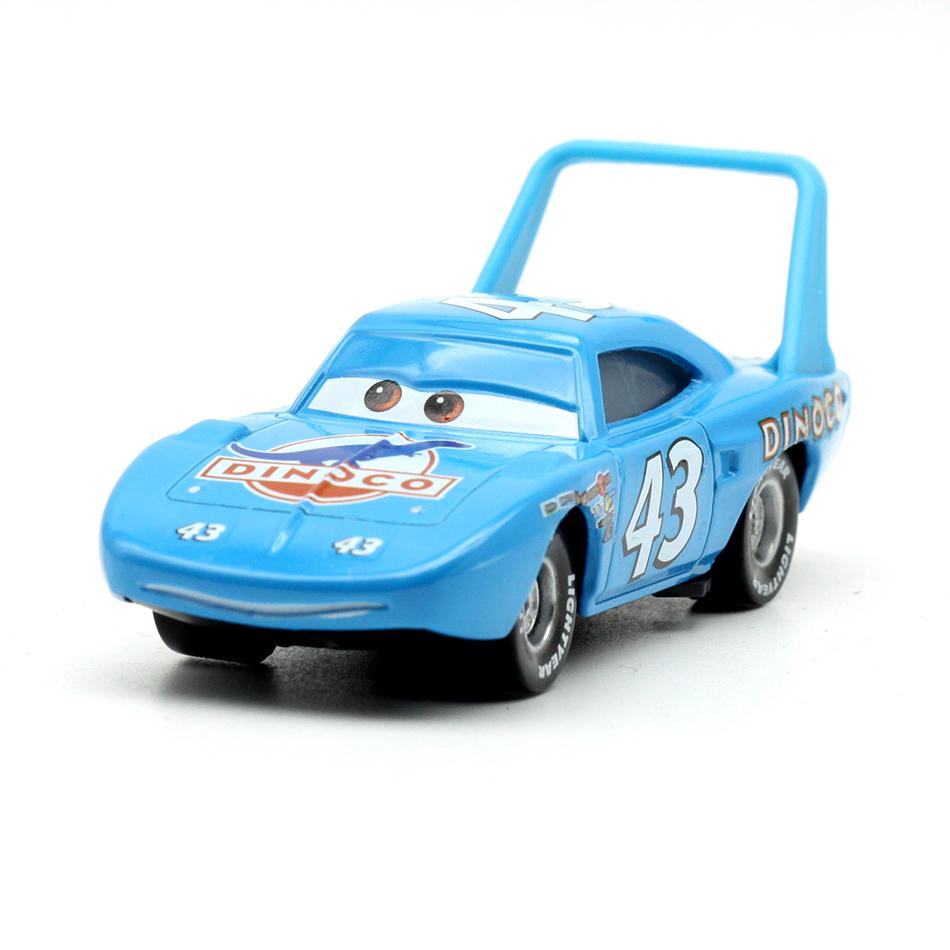 Cars 2 Disney Pixar Racing 3 1 Toy Lightning McQueen Chick Hicks' Hauler The King's Hauler Collection Die Metal Model kids Gift