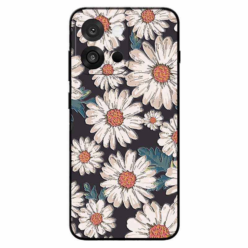 3D Emboss Cases For OnePlus 13T/ 13S Relief Emboss Soft Silicone Back Cover For CPH2723 Relief Funda OnePlus 13s Flower Capa 13T