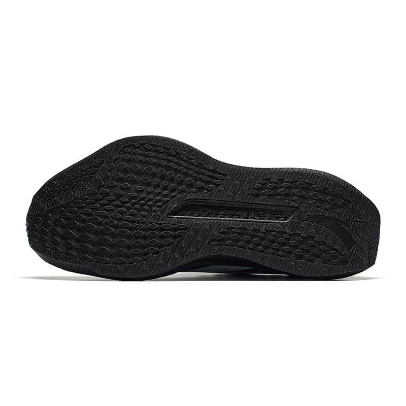 Anta Zone 2 Heart Rate SE Running Shoes Men's Low Top Basic Black/Paper Sand White 912645529-1