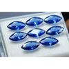8 PCS Natural Blue Sapphire 4-6 Ct Marquise 7x5 mm Loose Gemstone Lot CERTIFIED MULTTIQ124