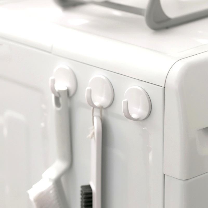 2 ks Magnetický háček Bez vrtání Magnet na ledničku Závěsný háček Kuchyňové dveře Nástěnný Závěsný Víceúčelový Magnet Skladovací háčky