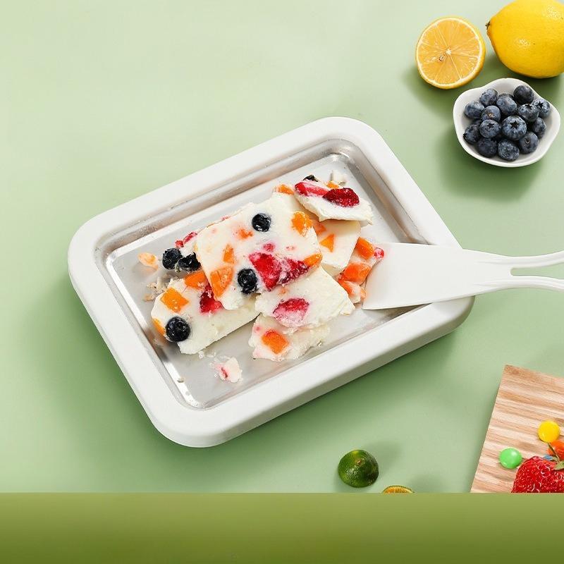 Mini Stir Fry Yogurt Machine 304 Stainless Steel Instant Ice Cream Maker Child Handmade DIY Baking Toy (Physical Cooling)