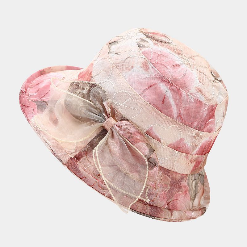 Summer Sun Hat For Women With Breathable Polyester Fabric And Wide Brim For Outdoor Sun Protection