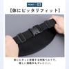 ideamall Waist Pouch for and with Reflective Material Running, Jogging, Marathons, (Gray)