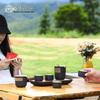 Portable Japanese Ceramic Travel Tea Set