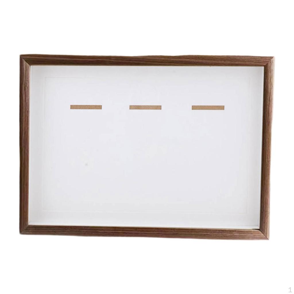 Medals Display Case Photo Frame with Clear Window Decoration Storage Box Picture for