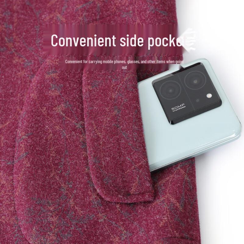 YUZHAOLIN Elderly Women's Long-Sleeve Spring/Autumn Jacket