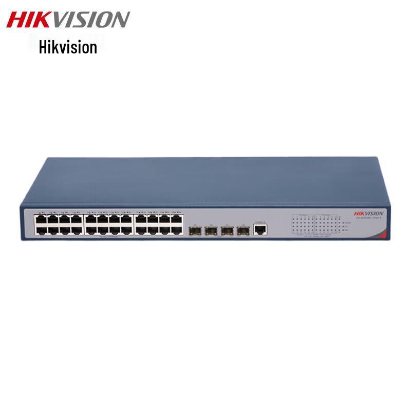 

Hikvision 24-Port Gigabit PoE+ Switch with 4 SFP Ports CN plug (adapter included)